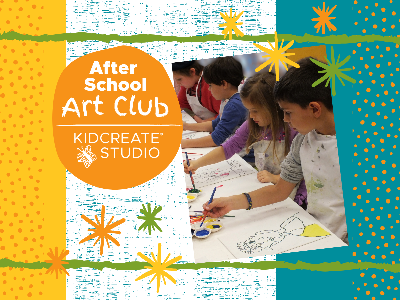 Kidcreate Studio - Fresno. After School Art Club ( 5-12 Years)