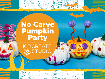 No Carve Pumpkin Party Workshop (18 Months-6 Years)