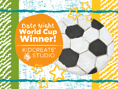 Kidcreate Studio - Newport News. Date Night- World Cup Winner!  (3-9 Years)